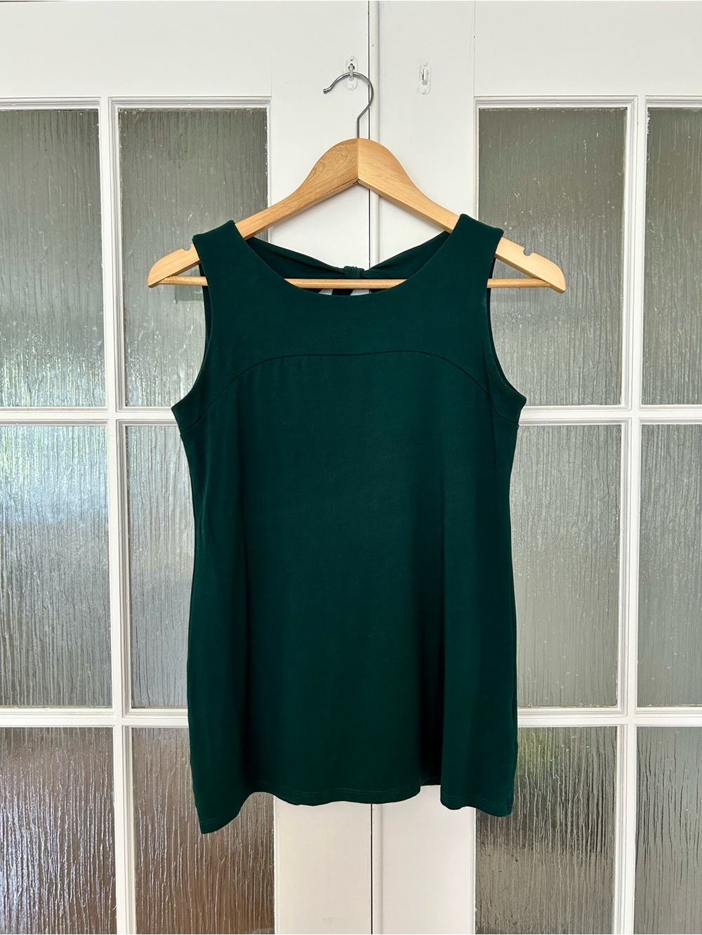 💚 Cherry Bobin Sleeveless Emerald Top